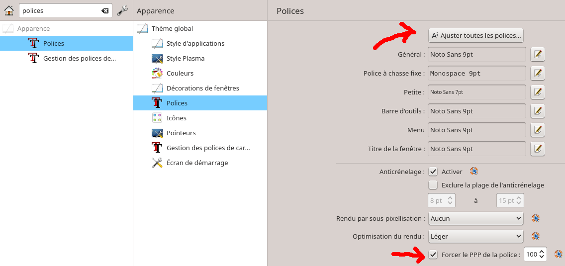 ajuster-polices