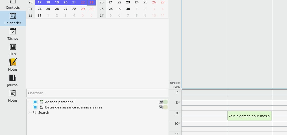 korganizer_apercu_des_entrees