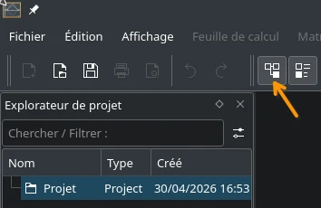 LabPlot projet vide