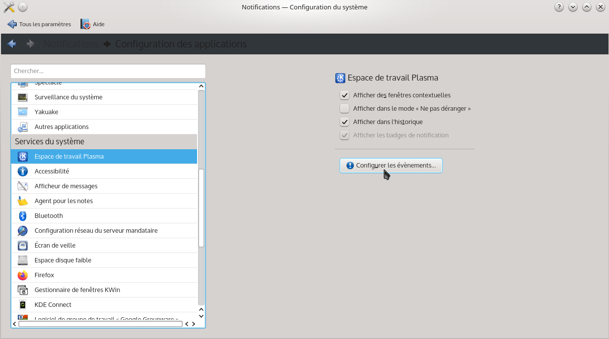 mageia_8_-_configuration_notification_espace_travail_plasma_1
