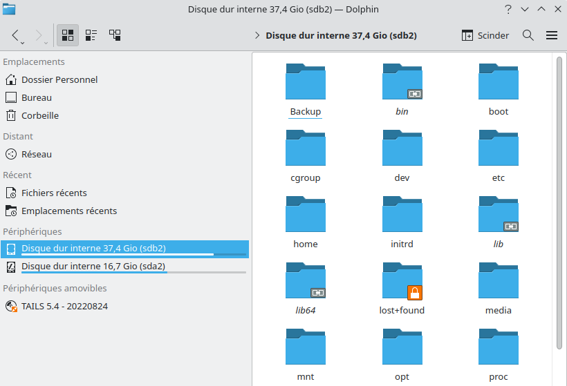 mageia_9_-_affichage_disque_interne_dolphin_ajout_fstab