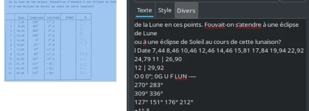 OCRFeeder un tableau non reconnu