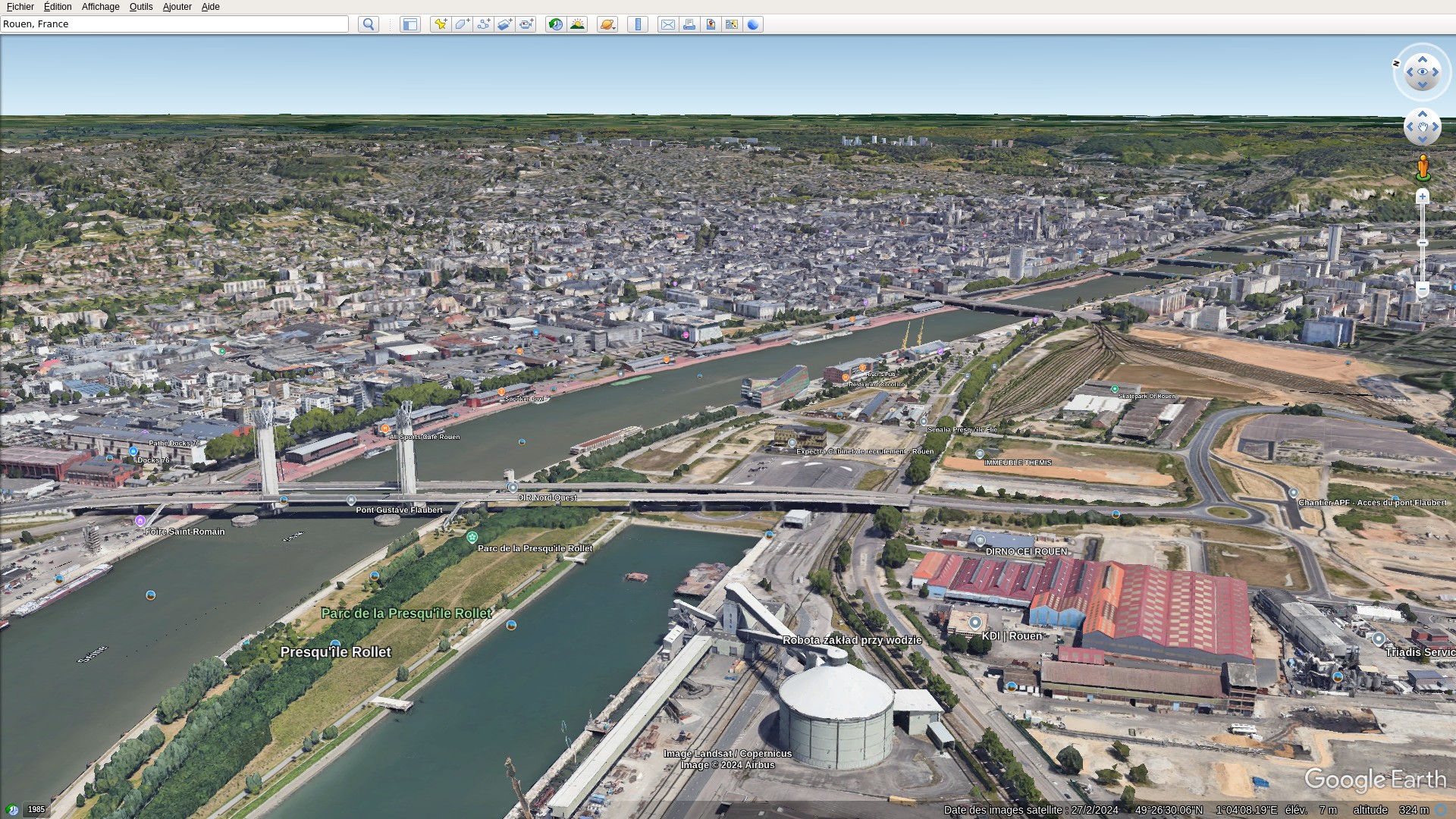 rouen_google_earth