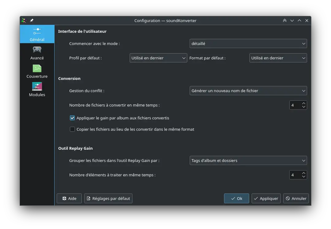 soundKonverter Configuration