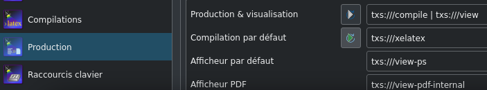 Quelques commandes de TeXstudio